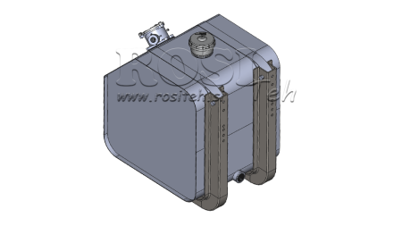 METALLTANK TOP 150 Lit 600x600x500mm