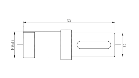 LEJERFLANGE TIL HYDRAULIKMOTOR MP-MR
