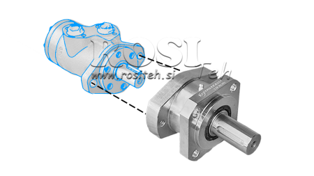 LEJERFLANGE TIL HYDRAULIKMOTOR MP-MR