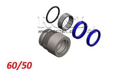 DICHTUNGSSATZ FÜR HYDRAULIKZYLINDER MONO 60/50