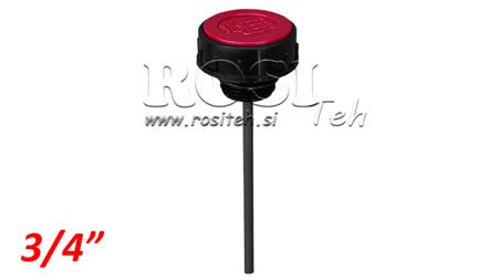 FILLER CAP 3/4 WITH LEVEL ROD AND VENT