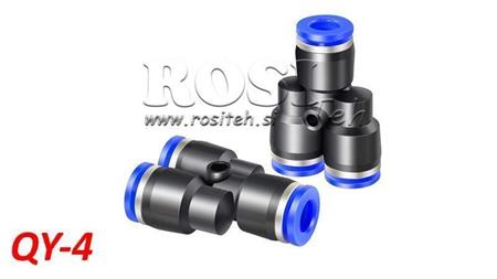 PNEUMATISCHER STECKVERBINDER Y TPA OHNE GEWINDE QY-4