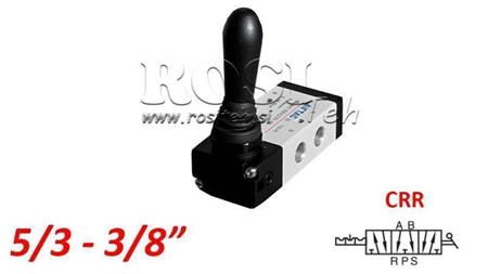 PNEUMATISCHES MANUELLES VENTIL 5/3 3/8 PRT-1053-CRR MANUELLE RÜCKGABE