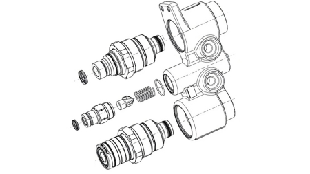MULTIFASTER BLOCK MED QUICK COUPLINGS
