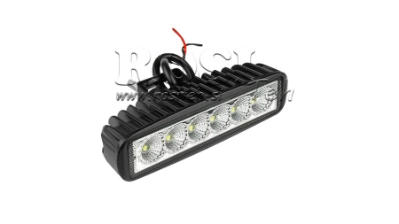 LED ARBEJDSLYS - LYS 6 LED 18W 12V-24V