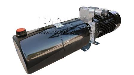 MINI HYDRAULIKAGGREGAT 230V AC (2.2 kW) 120 bar - 8.0 cc - 11.2 lit/min - Tank 12 lit