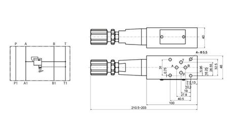 SIKKERHEDSVENTIL CETOP 3 (A) 15-315 BAR