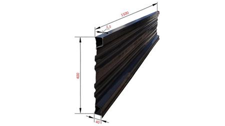 SIDOPANEL FÖR TIPP SLÄP 1.5 MET. - HÖJD 400 mm