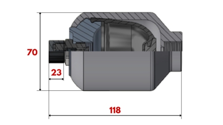 HYDROSPEICHER 0,15 LIT - M18x1,5