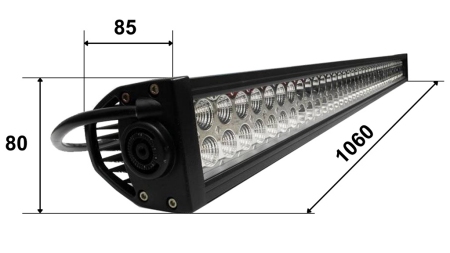 LED ARBEJDSLYS - LYS 80 LED 240W 12V-24V KOMBO 106CM MEGA