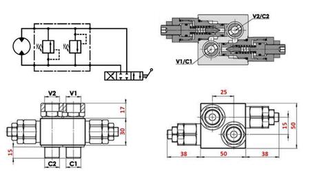 HYDRAULIKDRUCKREGULATOR 20-130 BAR FÜR HYDROMOTOR MM