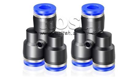 PNEUMATISCHER Y-STECKANSCHLUSS TPA OHNE GEWINDE QY-6