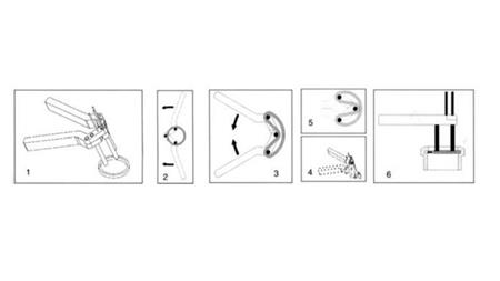 værktøj til udskiftning af hydrauliske tætningsringe