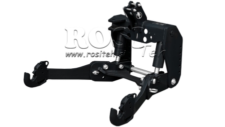 UNIVERSALE FRONTHYDRAULIK KAT 2 FÜR TRAKTOR 1500kg SCHWARZ (RAL 9005)