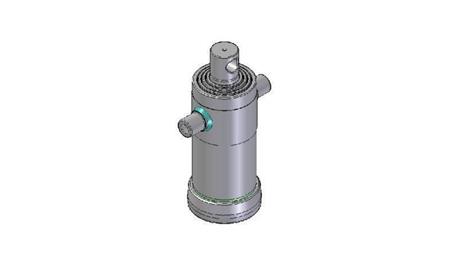4041F -TELESCOPISK CYLINDER STANDARD/HUL 4 TRIN SLAG 1040 FI 152