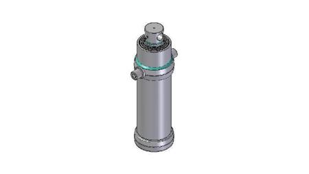 4084F - TELESCOPIC CYLINDER STANDARD/HOLE 4 STAGES STROKE 2190 FI 190