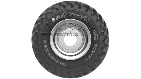 400/60-15,5 ANHÄNGERREIFE TR 882 16pl MIT FELGE 13,00X15,5