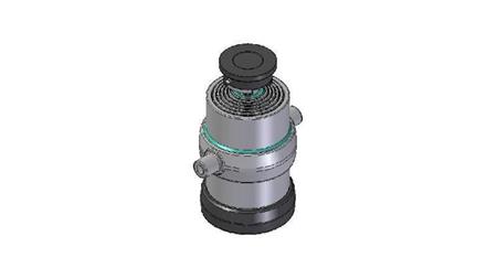 6051S -TELESCOPISK CYLINDER STANDARD/BALL 6 TRIN SLAG 1505 DIAMETER 215