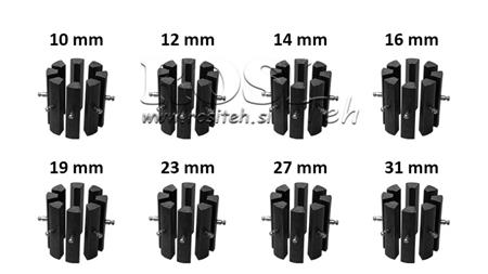 14077-PRESSE PORTABLE PM16-8J (100 Tonnes) AVEC MÂCHOIRES