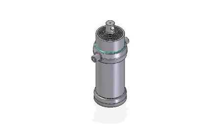 7055F - TELESCOPISK CYLINDER STANDARD/HUL 7 TRIN SLAG 3395 DIAMETER 215