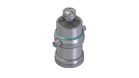 8022S -TELESCOPISK CYLINDER STANDARD/BALL 8 TRIN REJSE 2290 DIAMETER 215