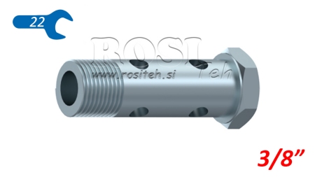 HYDRAULISK HULSKRUE DOBBEL 3/8