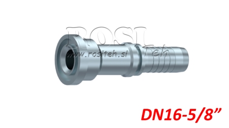 HYDRAULISCHER ANSCHLUSS KOMATSU GERADE DN16mm- Flansch 5/8