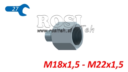 HYDRAULIKADAPTER MÄNNLICH-WEIBLICH 22x1,5-18x1,5