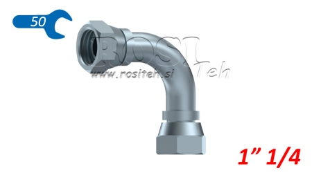 HYDRAULIK KNIE 90° WEIBLICH-WEIBLICH 1