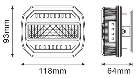LED MAGNETISK LYSSÆT - TRÅDLØS 12/24V CANBUS