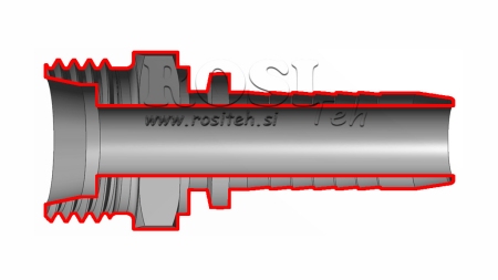 HYDRAULISK FORBINDELSE CEL 15 L HAN DN16-M22X1,5