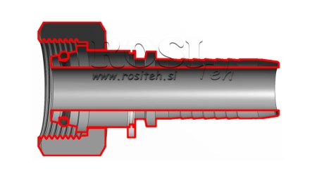 HYDRAULISK FORBINDELSE DKOS 8 MED HUN DN6-M16X1,5
