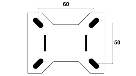 HJUL 75mm MED FAST BUND