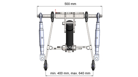 UNIVERSALE FRONTHYDRAULIK CAT. 1 - ECO FÜR TRAKTOR