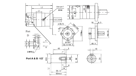 HYDRAULIKMOTOR MS 100 ECO (ALSG3-100)