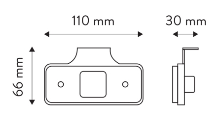 LED MARKIERUNGSLICHT WEISS 12V
