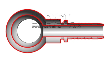HYDRAULISK ØJEFORBINDELSE DN6-3/8