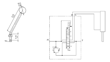 HYDRAULIKVENTIL P81-Rs- AUTOMATISCH FÜR SPALTER - DOPPELGESCHWINDIGKEIT