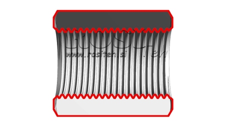 HYDRAULISK ADAPTER HUN-HUN 1/4