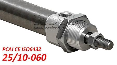 PNEUMATISK CYLINDER PCAI 25/10-060 CE ISO6432
