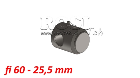 LØSE BUNDE FOR PÅSVEJSNING FI60 MED HUL 25.5MM