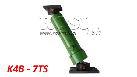 TELESKOPCYLINDER 4 TRIN  900MM K4B-7TS