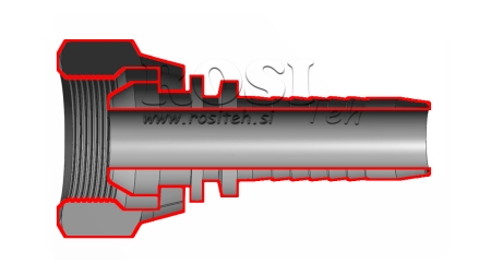 HYDRAULISK FORBINDELSE BSP HUN DN8-M18X1,5