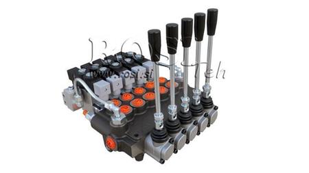 HYDRAULIKVENTIL 5xP80 - EO 12V