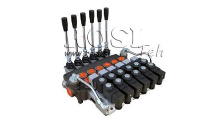 HYDRAULISK VENTIL 6xP80 - EO 12V