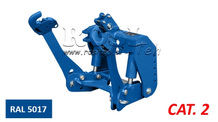 PŘEDNÍ HYDRAULIKA TRAKTORU 2KAT PRO TRAKTOR 1500KG - MODRÁ (RAL 5017)
