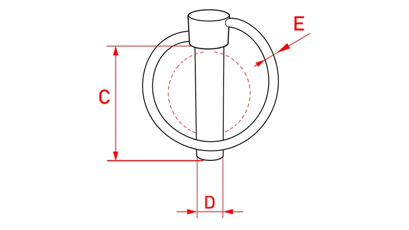 KLAPPSTECKER 6 mm (10 Stück)