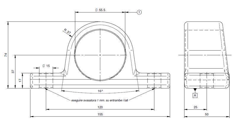 TELESCOPISK CYLINDER HOLDER FI55