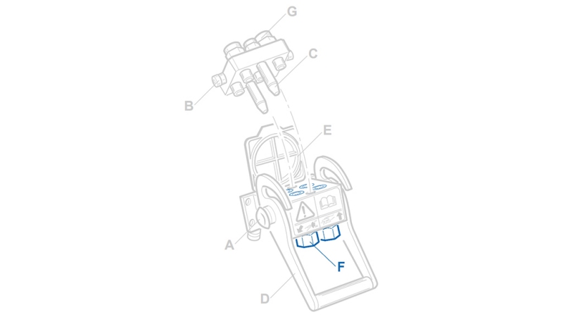 HUN HURTIGKOBLING TIL MULTI-FASTER 3/4 FAST DEL