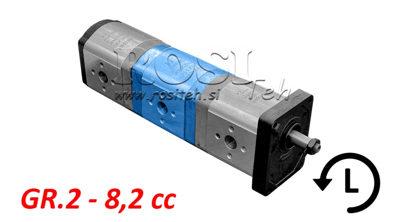 HYDRAULINEN PUMPPU 20A8,2X156 KESKIOSA 2 8.2 CC VASEN